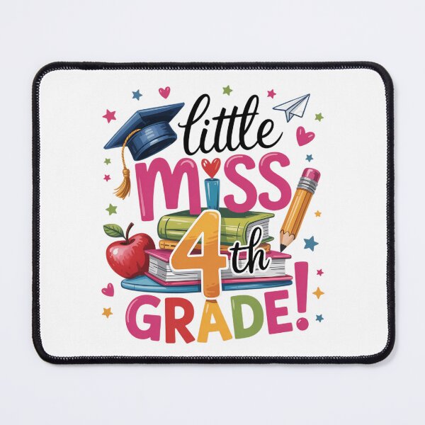 Item preview, Little Miss 4th Grade Back To School Cute Fourth Grade designed and sold by Sunset4Bones.