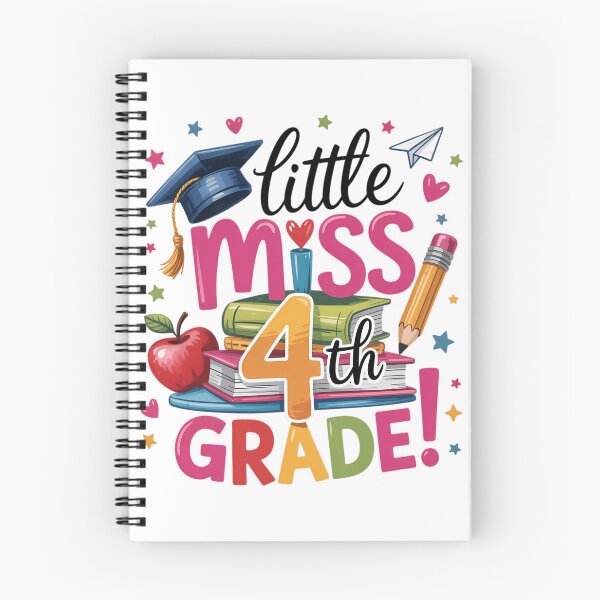 Item preview, Little Miss 4th Grade Back To School Cute Fourth Grade designed and sold by Sunset4Bones.
