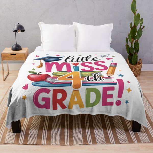Item preview, Little Miss 4th Grade Back To School Cute Fourth Grade designed and sold by Sunset4Bones.