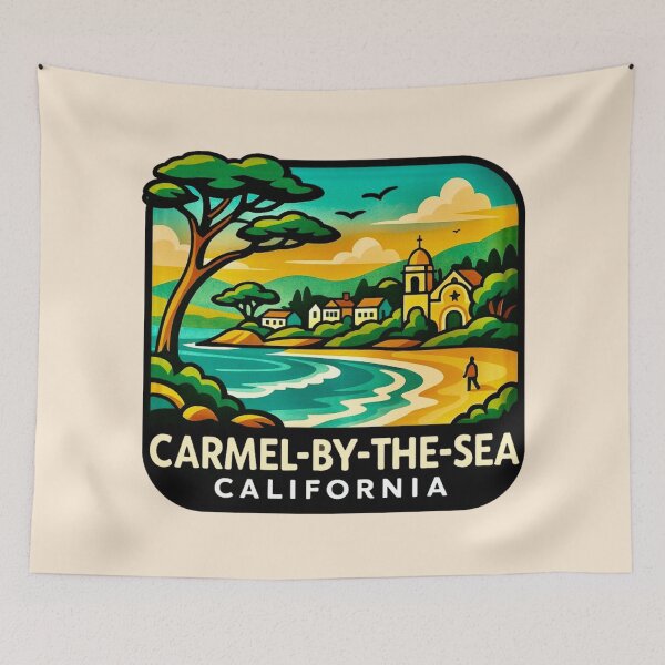 Item preview, Carmel-by-the-Sea / California Seaside Town designed and sold by Myra365Art.