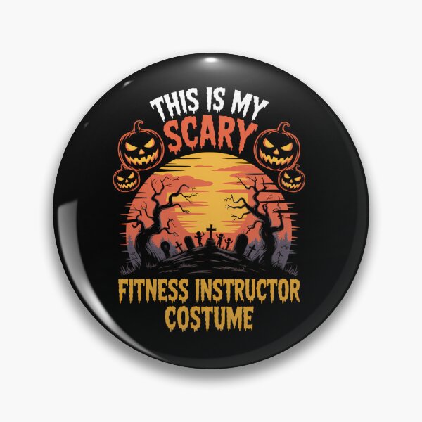 Item preview, Scary Fitness Instructor Halloween Funny Gym designed and sold by savrmiller.