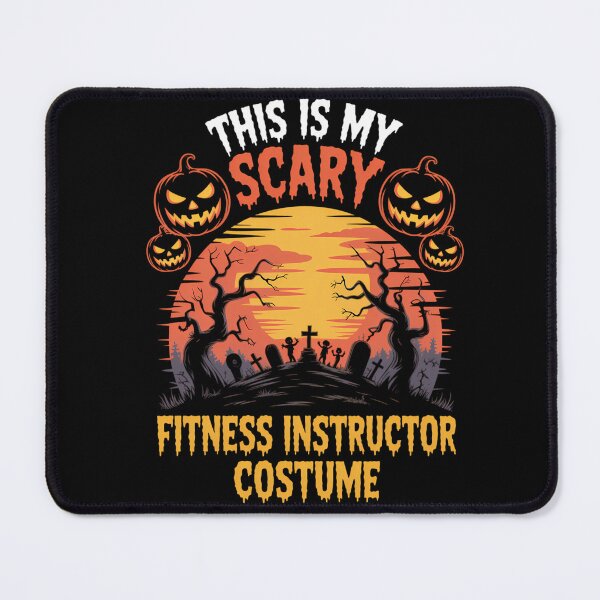 Item preview, Scary Fitness Instructor Halloween Funny Gym designed and sold by savrmiller.