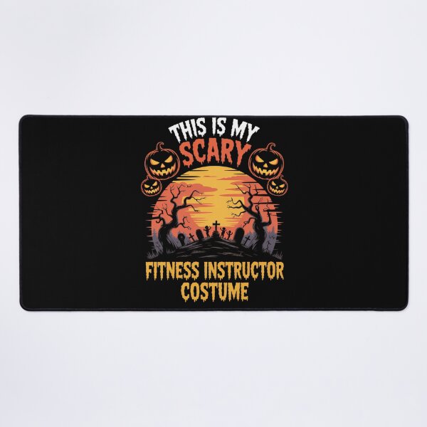 Item preview, Scary Fitness Instructor Halloween Funny Gym designed and sold by savrmiller.