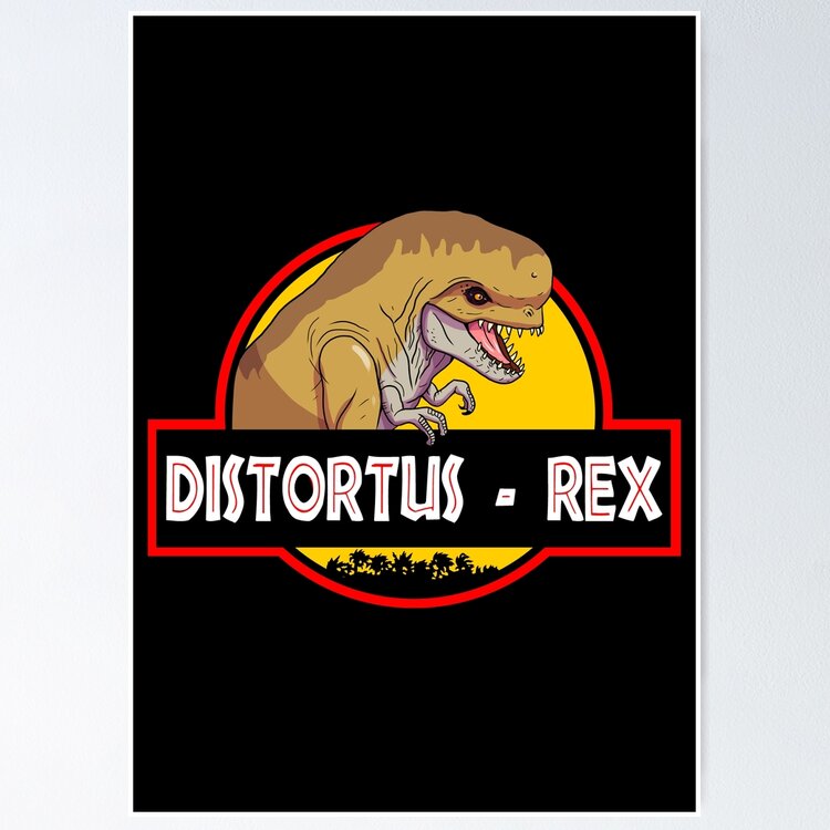 distortus rex jurassic dinosaur  Sticker