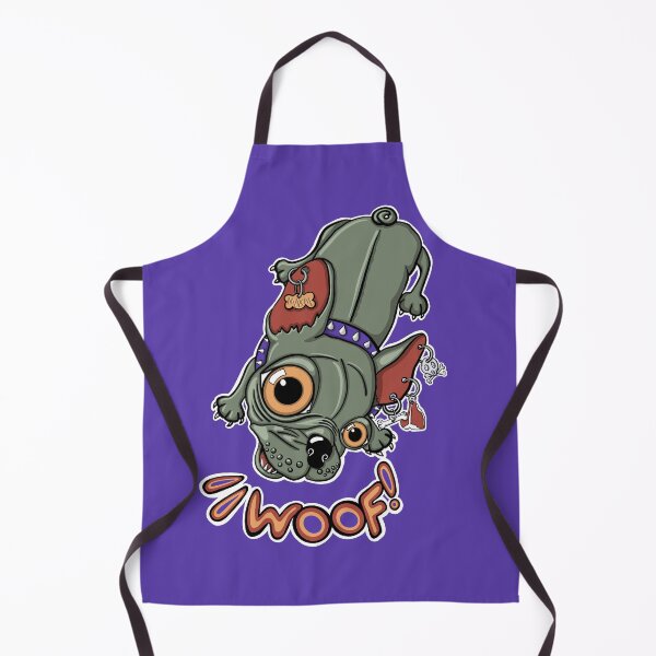 Item preview, "Woof!" says Maxim 5 | Punk French Bulldog designed and sold by LiseHoltArt.