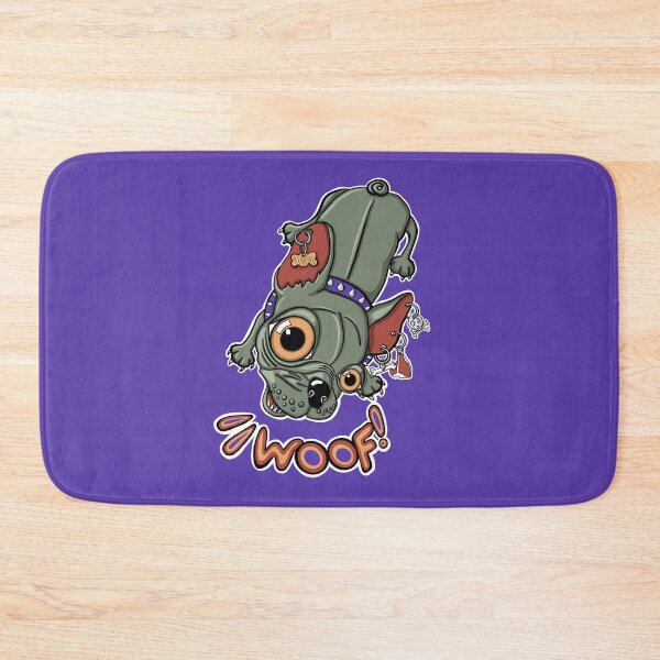 Item preview, "Woof!" says Maxim 5 | Punk French Bulldog designed and sold by LiseHoltArt.