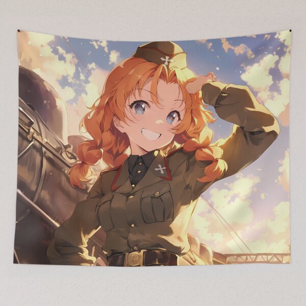 Item preview, Orange Pekoe Girls und Panzer Anime Steam Engine Rally designed and sold by juniorcastros.