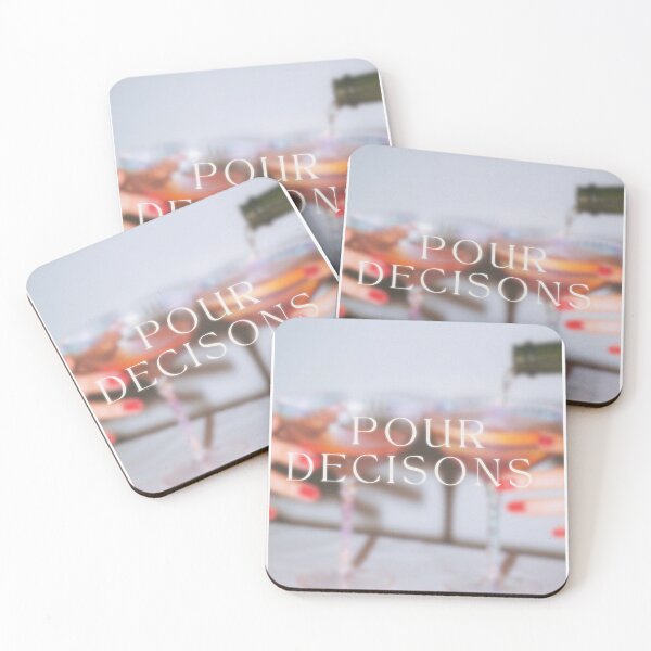 Item preview, Pour Decisions – Aesthetic Blurry Cocktail Party Wall Art designed and sold by daydrunkdecor.