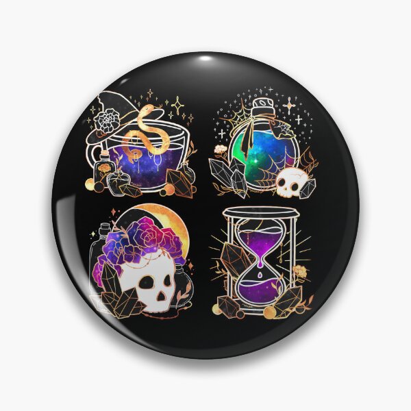 Item preview, Elegant Gold and Galaxy Halloween Collection designed and sold by heysoleilart.
