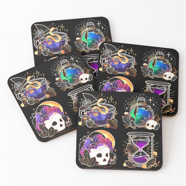 Item preview, Elegant Gold and Galaxy Halloween Collection designed and sold by heysoleilart.