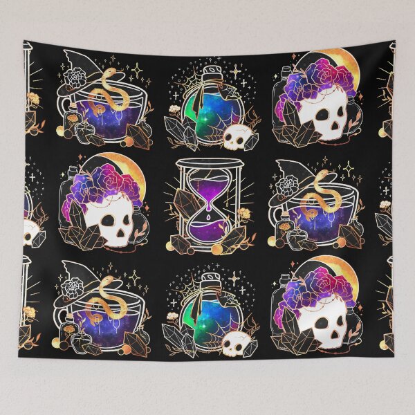 Item preview, Elegant Gold and Galaxy Halloween Collection designed and sold by heysoleilart.