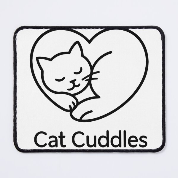 Item preview, Cat Cuddles – Minimal Pet Love Tee/Hoodie designed and sold by TONSNAP.