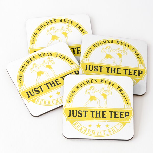 Item preview, Just the Teep Muay Thai - Yellow logo designed and sold by PXPX.