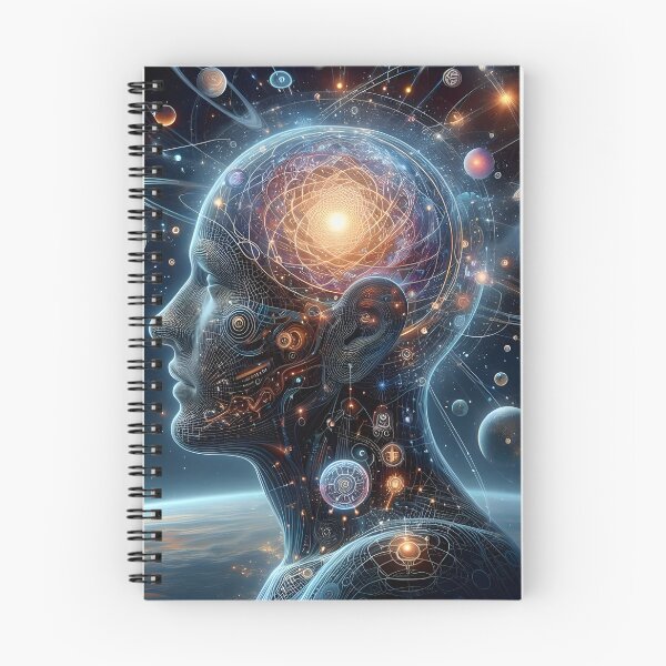 Item preview, A radiant being of light connected to the cosmos designed and sold by The Cosmic Nexus.