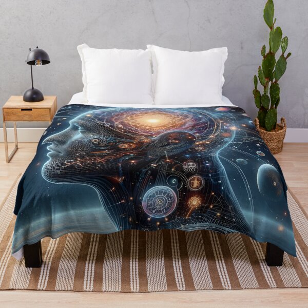 Item preview, A radiant being of light connected to the cosmos designed and sold by The Cosmic Nexus.