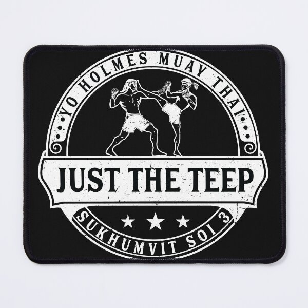Item preview, Just the Teep Muay Thai - white logo designed and sold by PXPX.
