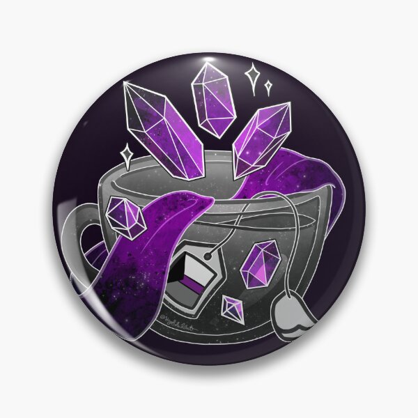 Item preview, Pride Flag Teacup - Crystal Demisexual designed and sold by heysoleilart.