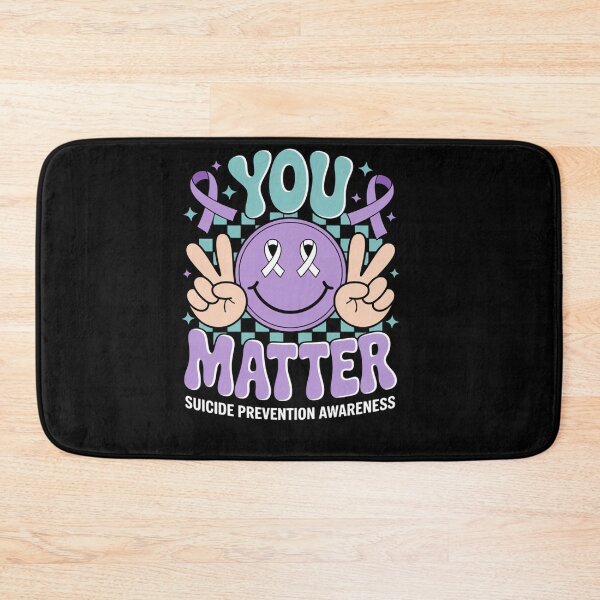 Item preview, Suicide Awareness Mental Health Smile Face designed and sold by savrmiller.