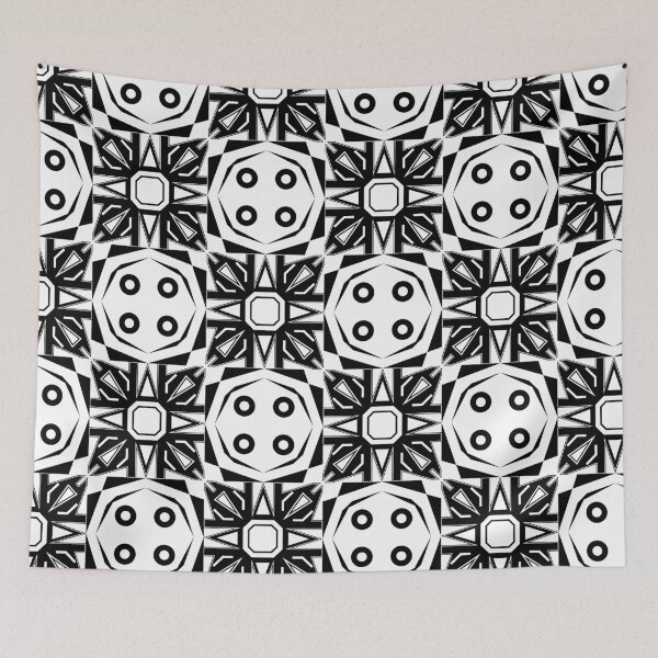 Item preview, Retro Art Deco Geometric Pattern 24.P06b.050.052 designed and sold by Space & Care - Art Deco GeoMetrica.