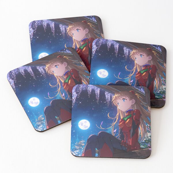Item preview, Asuka Langley Soryu Neon Genesis Evangelion Anime Moonlit Reflection designed and sold by juniorcastros.