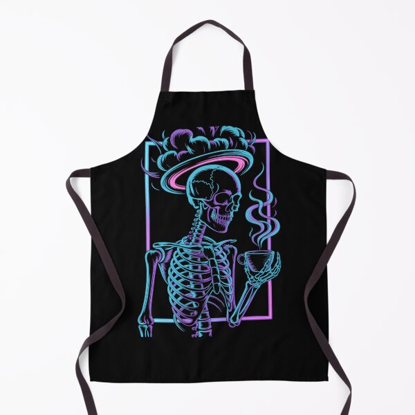 Item preview, Synthwave Music Skeleton Vaporwave Skull Coffee designed and sold by savrmiller.