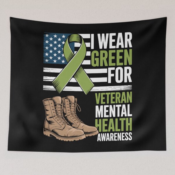 Item preview, Veteran Mental Health Awareness Military designed and sold by savrmiller.