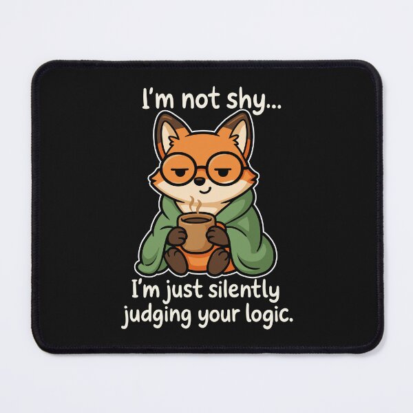 Item preview, Not Shy Fox – Silent Judgement designed and sold by TavellynArt.
