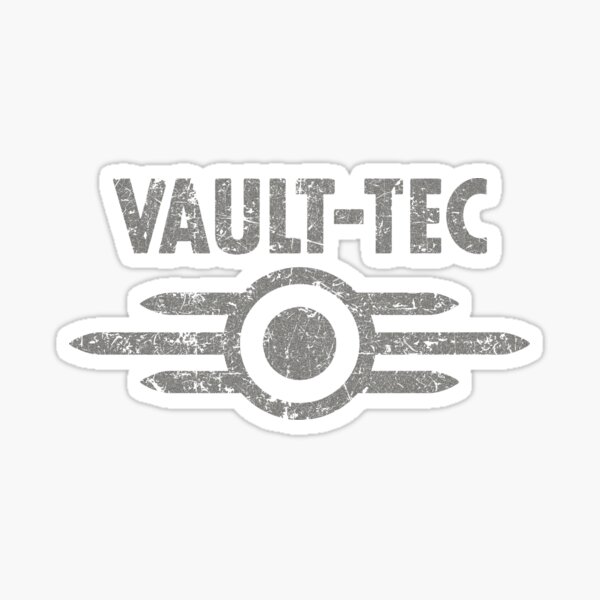 Artikel-Vorschau von DUK FAT – Vault-Tec (Distressed in statischem Silber), designt und verkauft von DUKFAT.