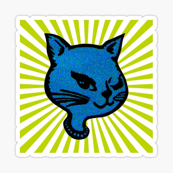 Item preview, Early 1990's Raver Kitty designed and sold by FeLiNe-DiViNe.