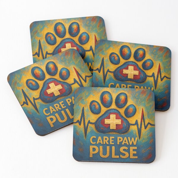 Item preview, Care Paw Pulse – Nurse + Pet Minimal Badge Tee/Hoodie designed and sold by TONSNAP.
