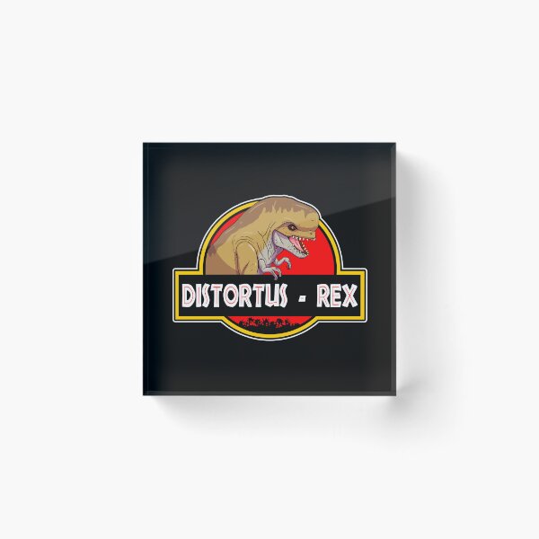 Item preview, distortus rex dinosaur logo designed and sold by Blck-Acid-Devil.
