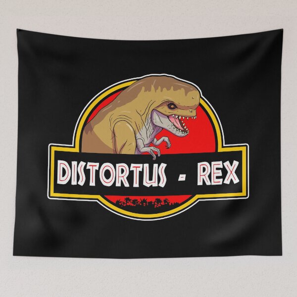 Item preview, distortus rex dinosaur logo designed and sold by Blck-Acid-Devil.