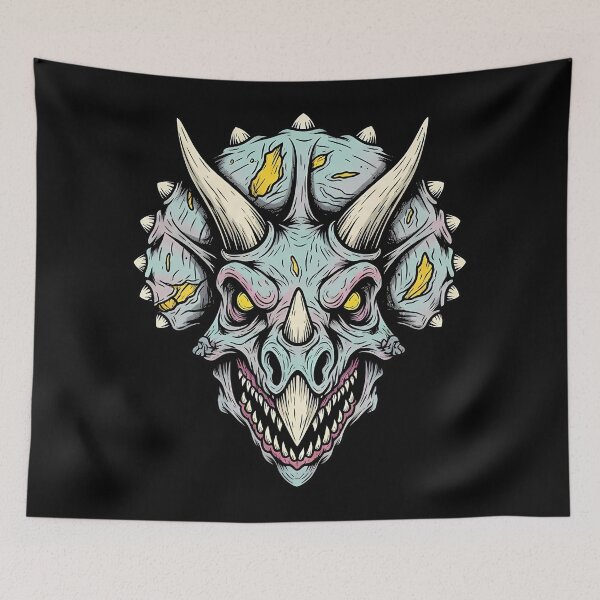 Item preview, Decaying Zombie Triceratops designed and sold by Thunderbelts.