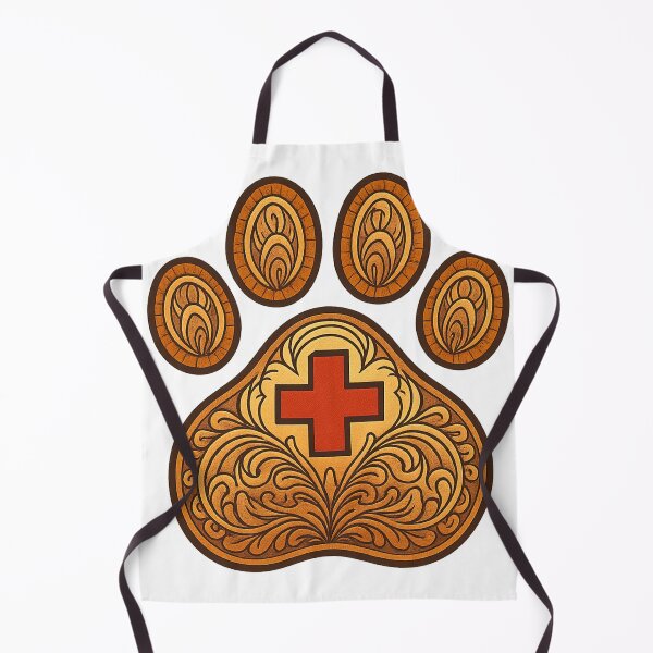 Item preview, Therapy Paw Nurse – Nurse & Pet Therapy Badge Tee/Hoodie designed and sold by TONSNAP.