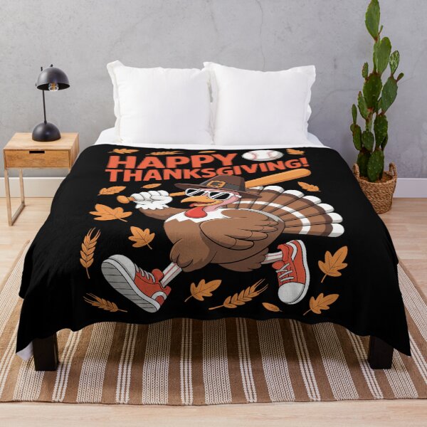 Item preview, Terkey Playing Baseball Thanksgiving designed and sold by brynatshop.