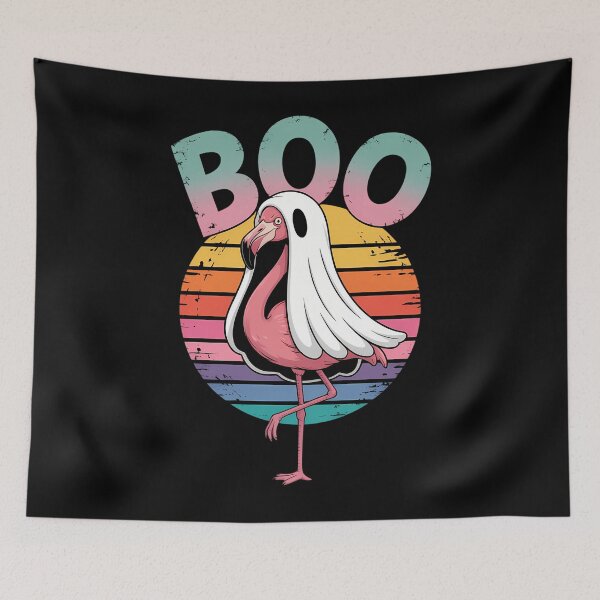 Item preview, Flamingo Lovers Cute Halloween Ghost designed and sold by aidenpier.