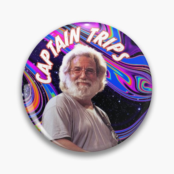 Item preview, Jerry Garcia "Captain Trips" Psychedelic Sticker – Trippy Deadhead Art designed and sold by joshferatu.