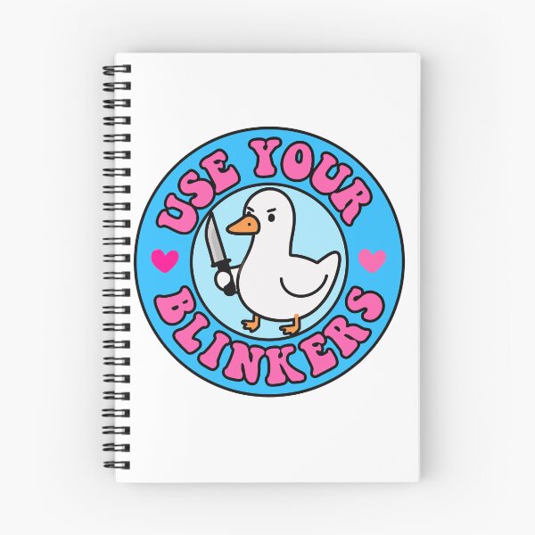 Item preview, Use Your Blinkers Funny Goose Meme Cute Bumper designed and sold by TinyPanic.