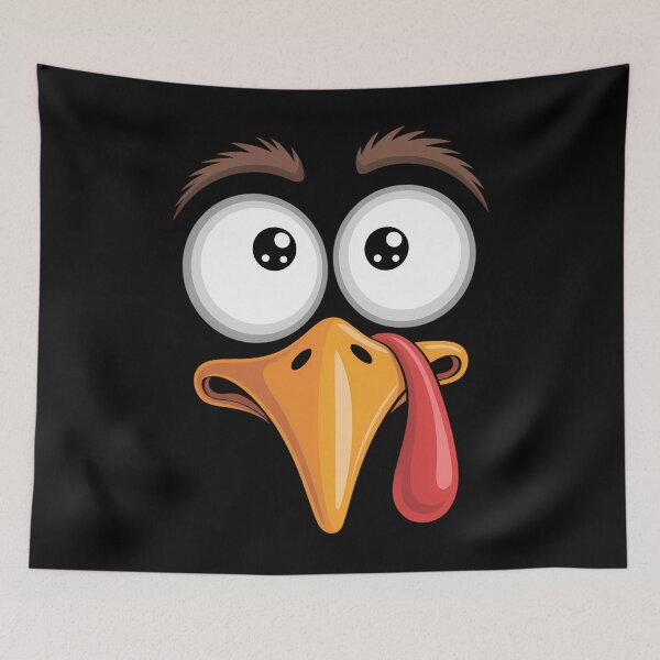 Item preview, Silly Turkey Face Happy Turkey Day Thanksgiving designed and sold by brynatshop.