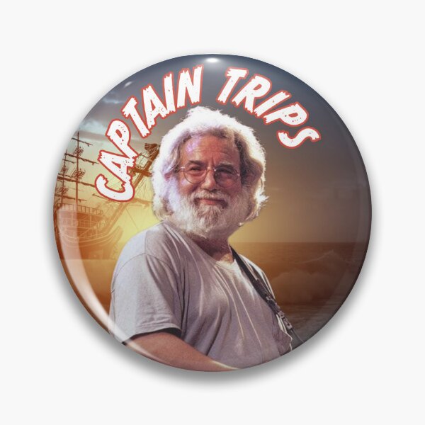 Item preview, Jerry Garcia "Captain Trips" Psychedelic Sticker – Trippy Deadhead Art designed and sold by joshferatu.