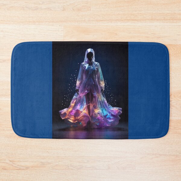 Item preview, A luminous silhouette clad in a magical raincoat designed and sold by KilianSzmid.