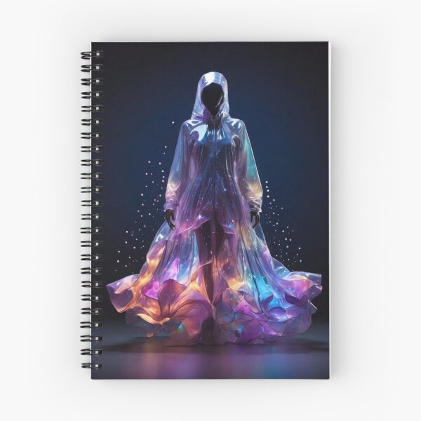 Item preview, A luminous silhouette clad in a magical raincoat designed and sold by KilianSzmid.
