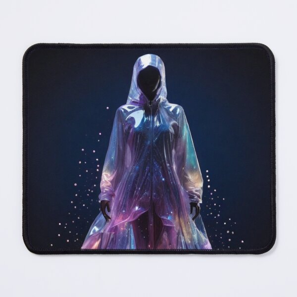 Item preview, A luminous silhouette clad in a magical raincoat designed and sold by KilianSzmid.