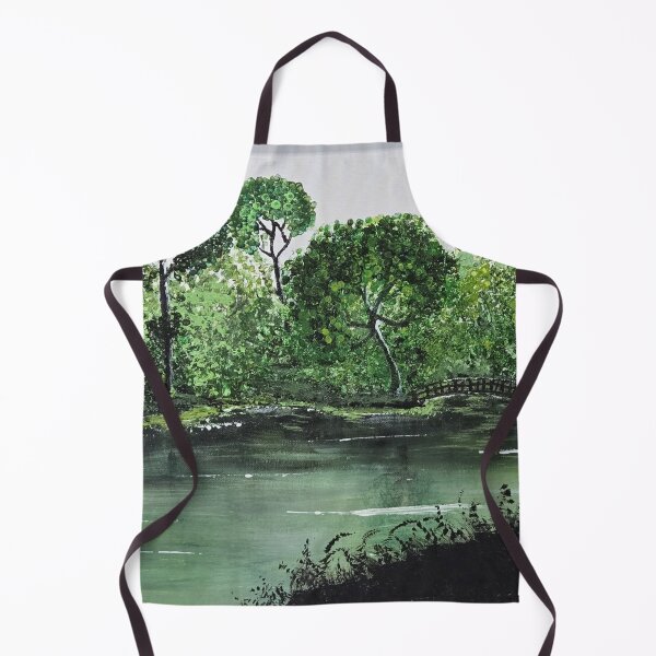 Item preview, Bridge Over Pond designed and sold by jackcaryartshop.