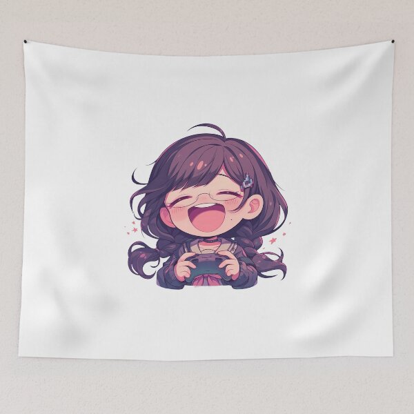 Item preview, Chibi Toko Fukawa Glasses Gaming Controller Cute Danganronpa Anime designed and sold by juniorcastros.