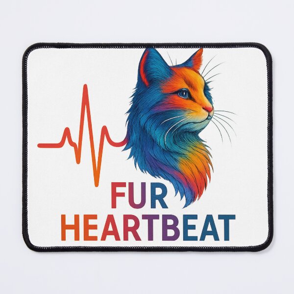Item preview, Fur Heartbeat – Vet Sonographer Minimal Badge Tee / Hoodie designed and sold by TONSNAP.