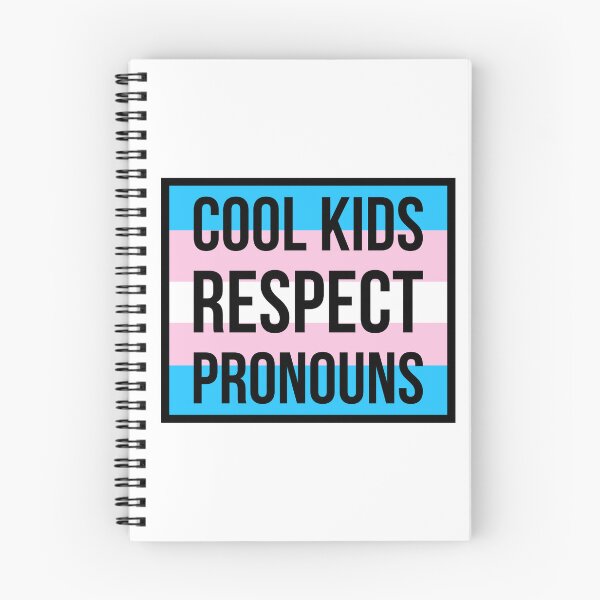Item preview, Cool kids respect pronouns  designed and sold by Rachel the Artist .