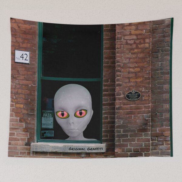 Item preview, Alien Window Watcher designed and sold by Original Graffiti.