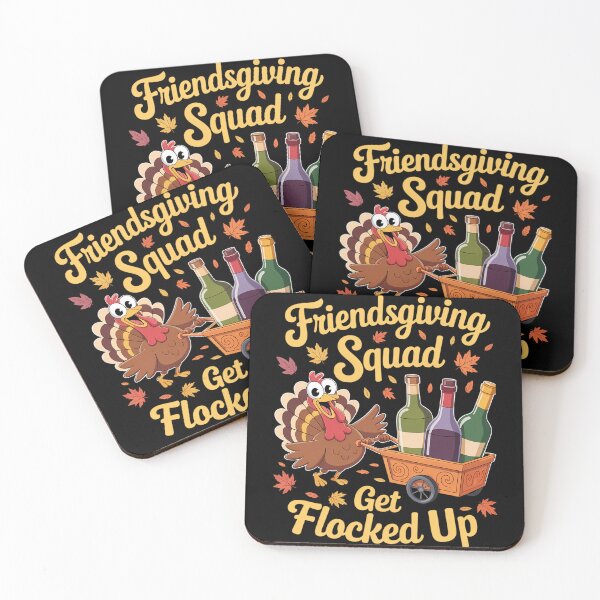 Item preview, Friendsgiving Squad Get Flocked Up designed and sold by brynatshop.