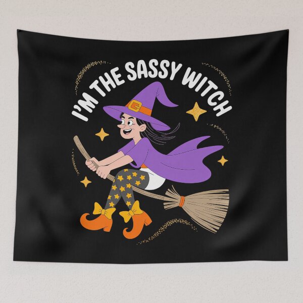Item preview, Funny Sassy Sayings Halloween Witch designed and sold by aidenpier.
